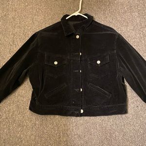 Brandy Melville/ John Galt Black corduroy jacket